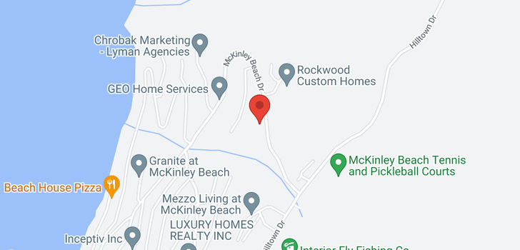 map of #Lot 3S3 3620 McKinley Beach Drive